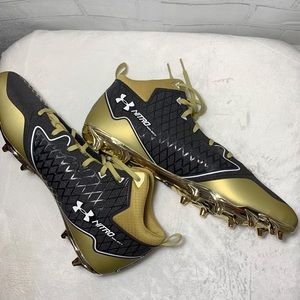 NEW Under Armour Men’s Nitro Select gold cleats